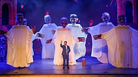 Visuals from the play 'Babasaheb: The Grand Musical' held in Delhi 