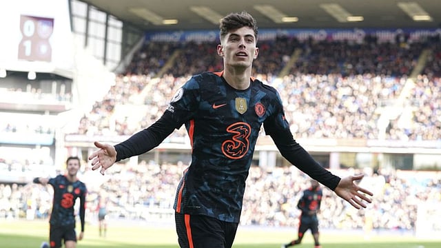 EPL 2021-22: Kai Havertz Scores Two-Minute Brace As Chelsea Beat Burnley FC 4-0