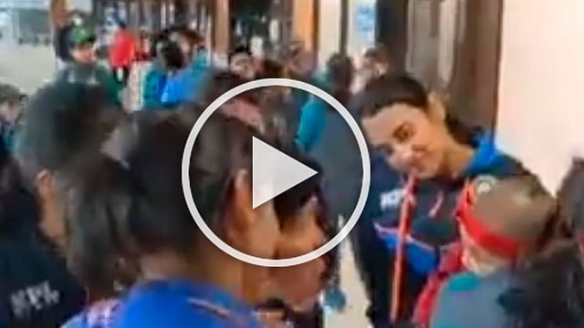 IND Vs PAK: India Women Cricketers Shower Love On Pakistan Captain Bismah Maroof's Daughter - WATCH