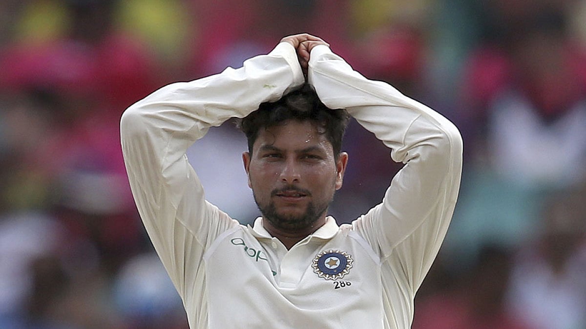 Kuldeep Yadav made his Test debut in 2017.