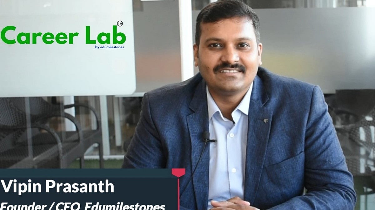 Vipin Prasanth, Founder, Edumilstones