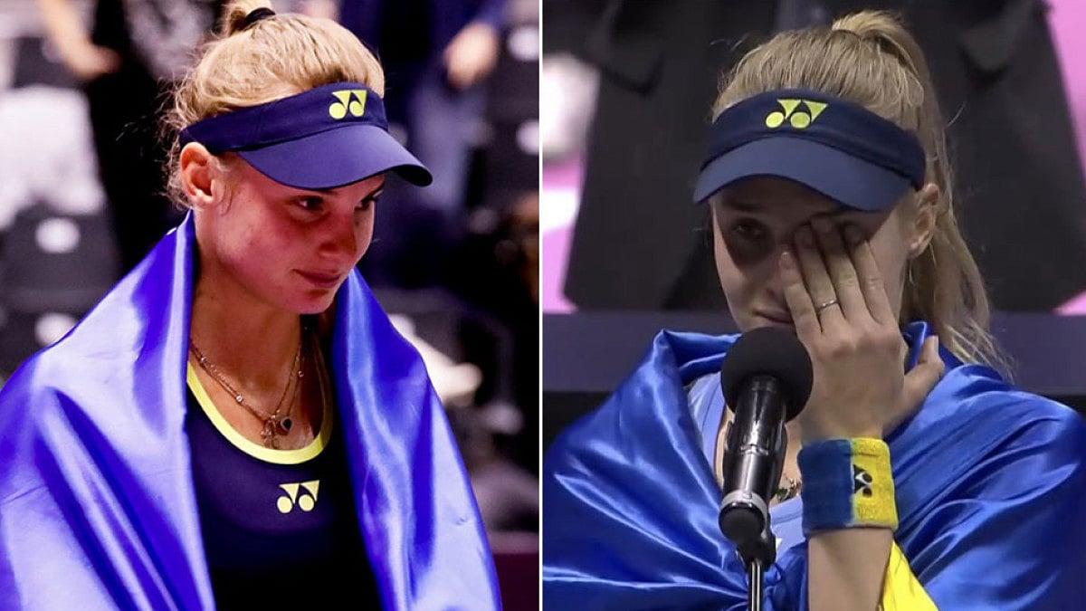 Dayana Yastremska spent two nights sheltering in an underground car park from missile strikes.