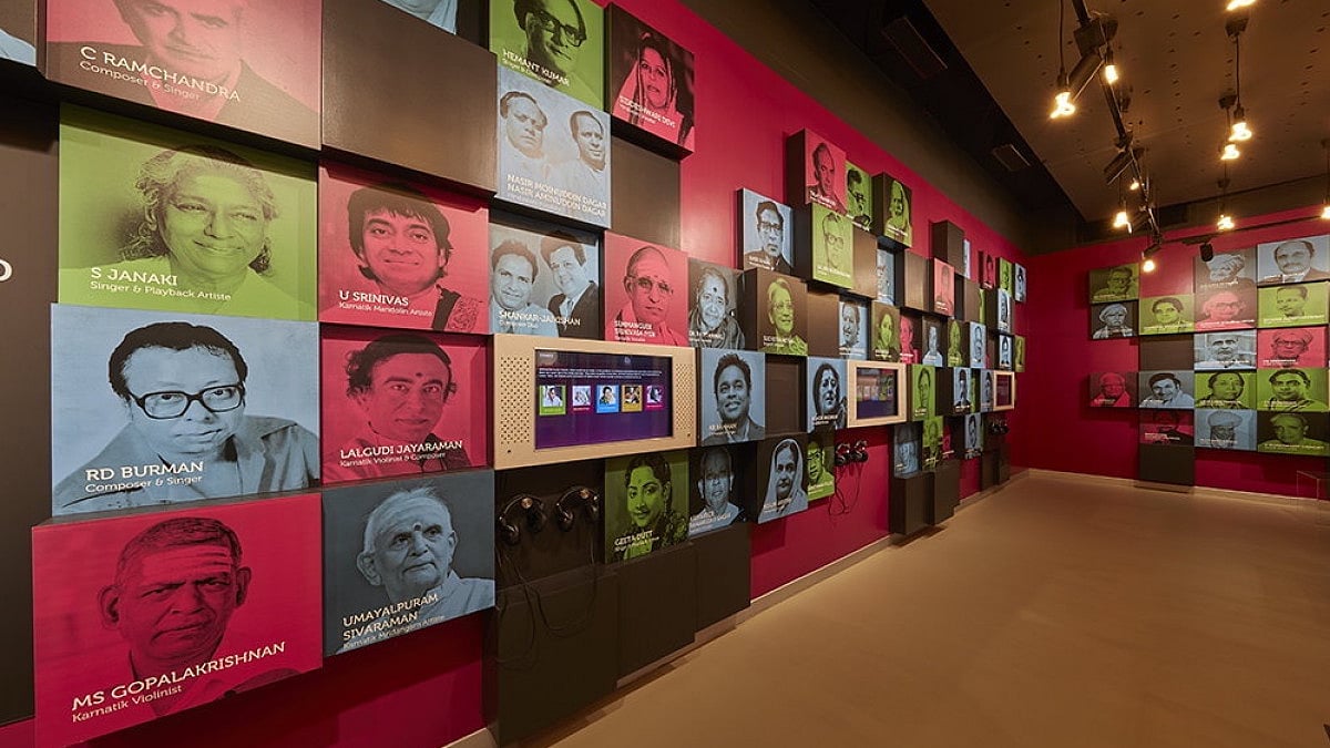 Inside one of the galleries at the museum