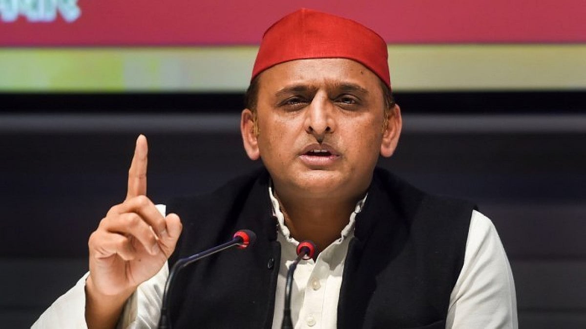 Samajwadi Party supremo Akhilesh Yadav.