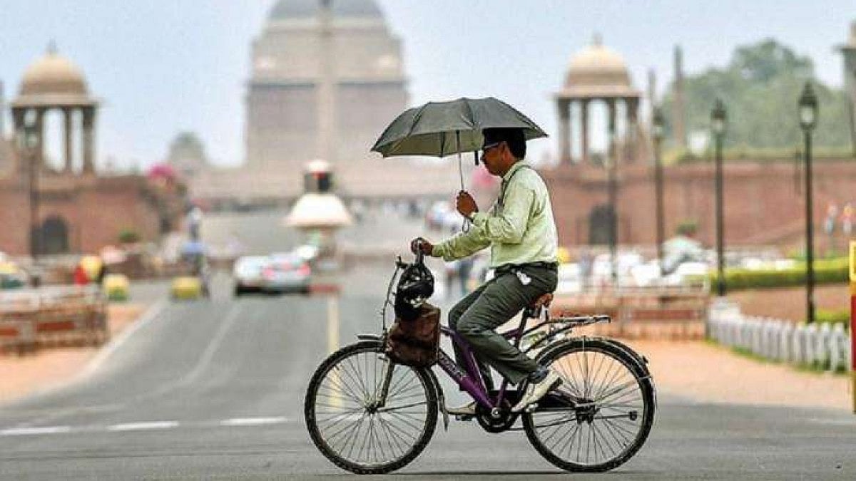 Temperature in Delhi rises. 