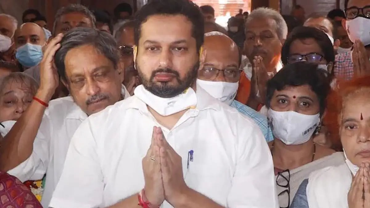 Utpal Parrikar, the son of former CM Manohar Parrikar