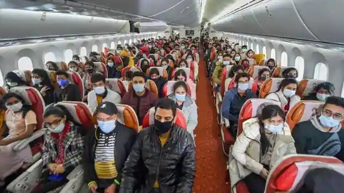 Indians being evacuated from Ukraine under Operation Ganga