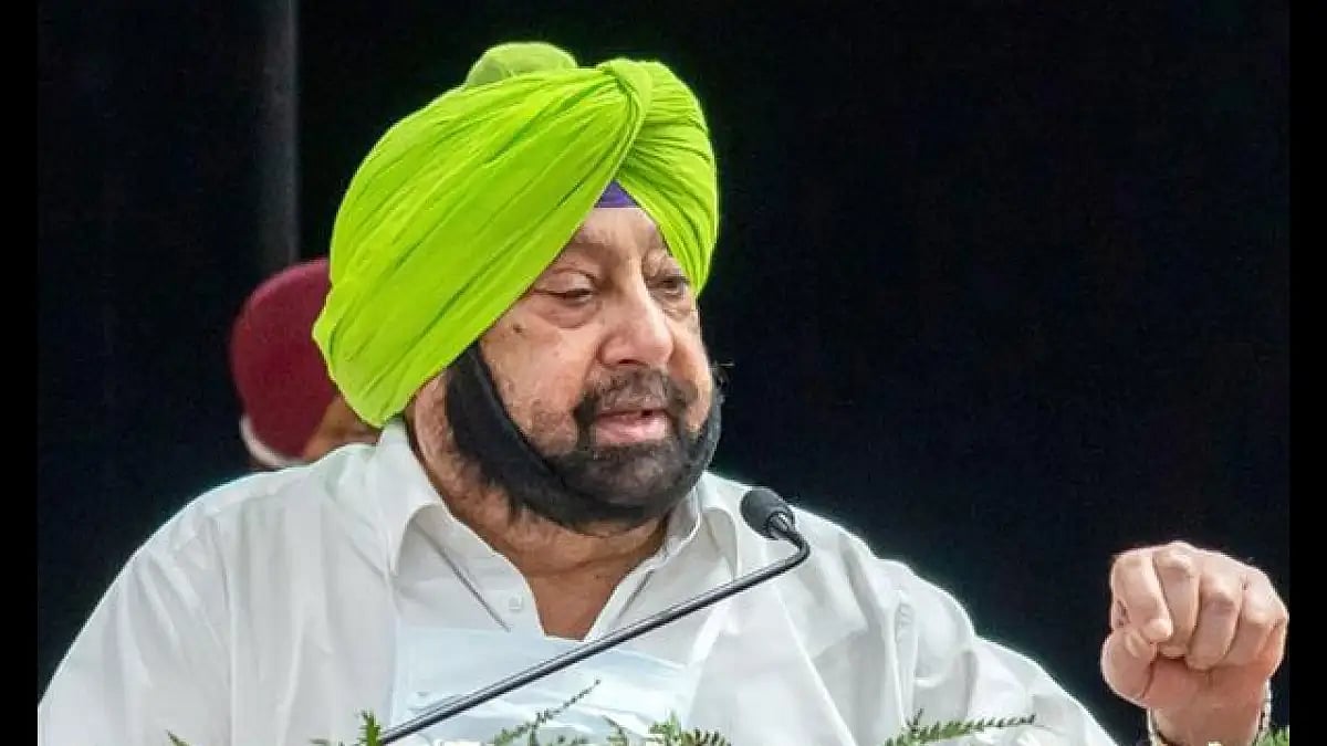 Former Punjab CM Amarinder Singh (File photo)