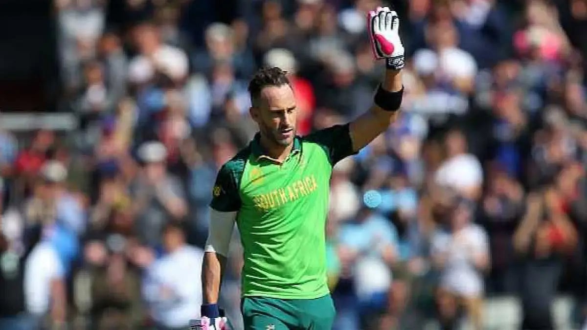 Former South Africa skipper Faf du Plessis.