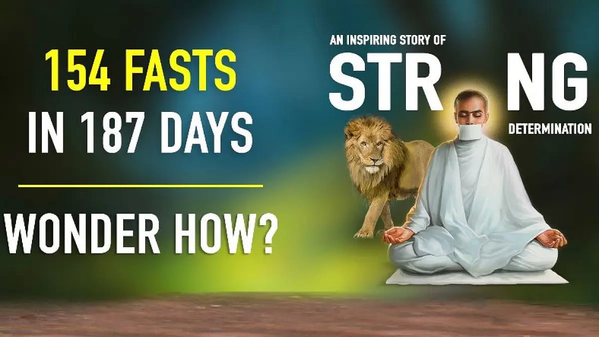 A young Jain saint, Param Pavitramuni Maharaj Saheb, is about to complete a record-breaking 154 fast