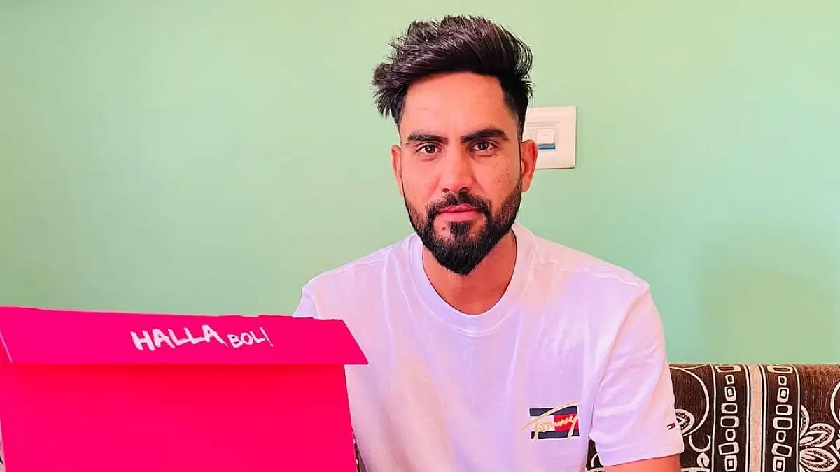 Shubham Garhwal was spotted during Rajasthan Royals trials in Nagpur. 