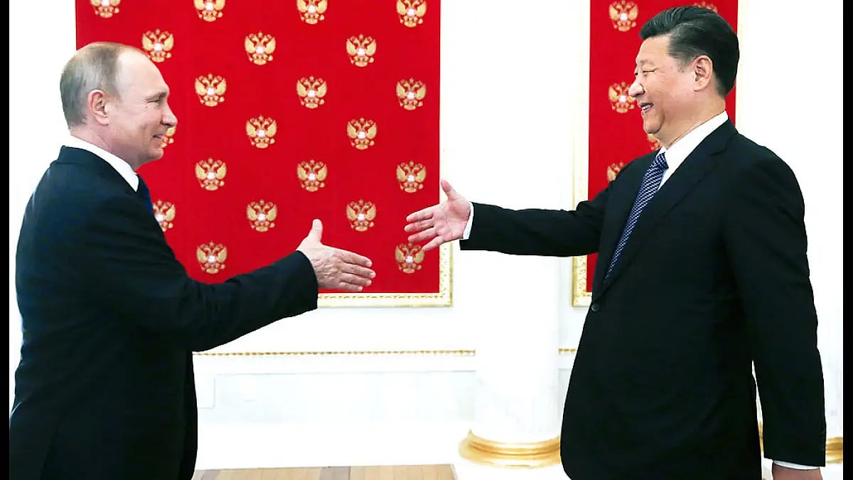 Russian President Vladimir Putin and Chinese President Xi Jinping 