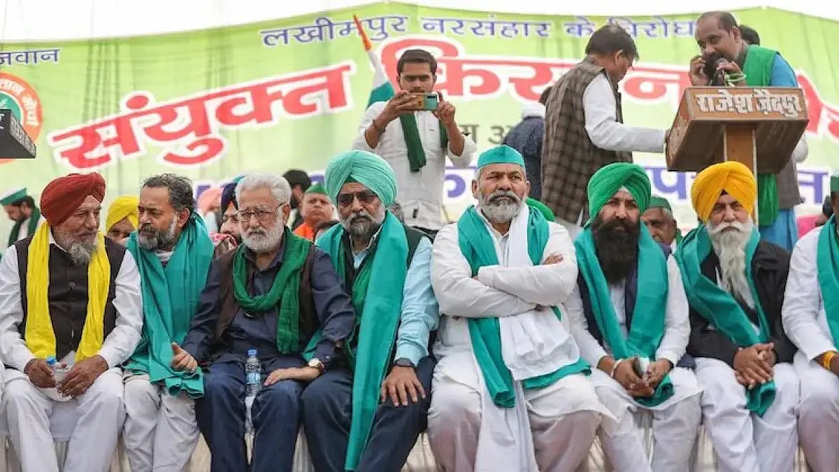 Samyukt Kisan Morcha (SKM) leaders and members