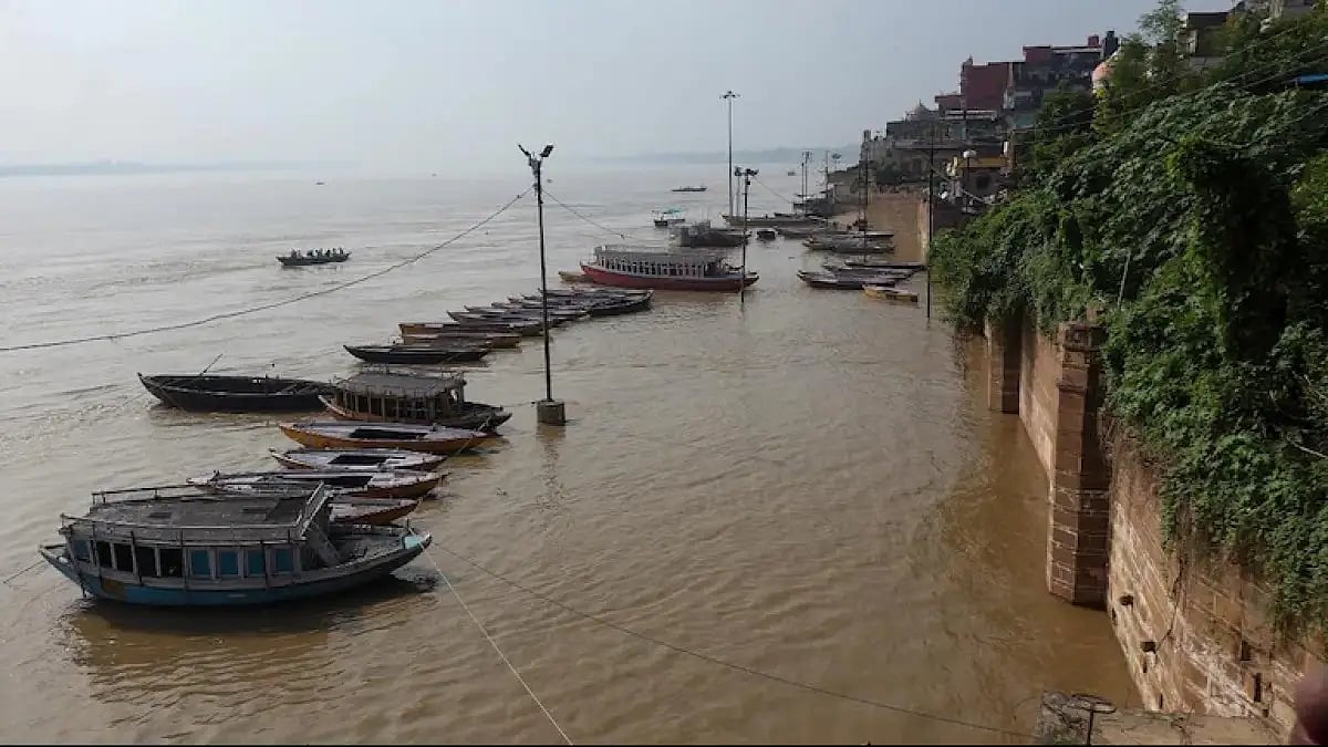 Government has said that River Ganga's water is of bathing standard.(File photo)