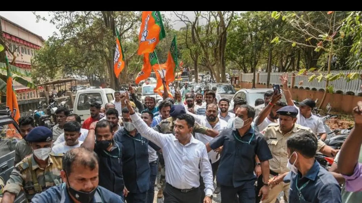 BJP celebrates its victory in Goa.(File photo)