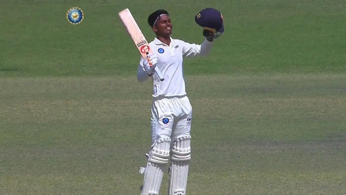 Kumar Kushagra led Jharkhand's domination with a double ton against Nagaland in Kolkata. 