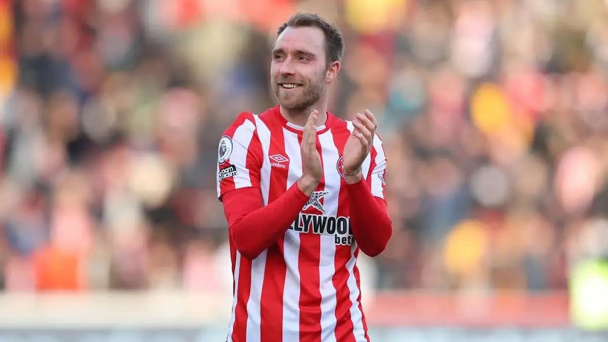 Christian Eriksen had played for Brenford FC in EPL game against Burnley on March 12.