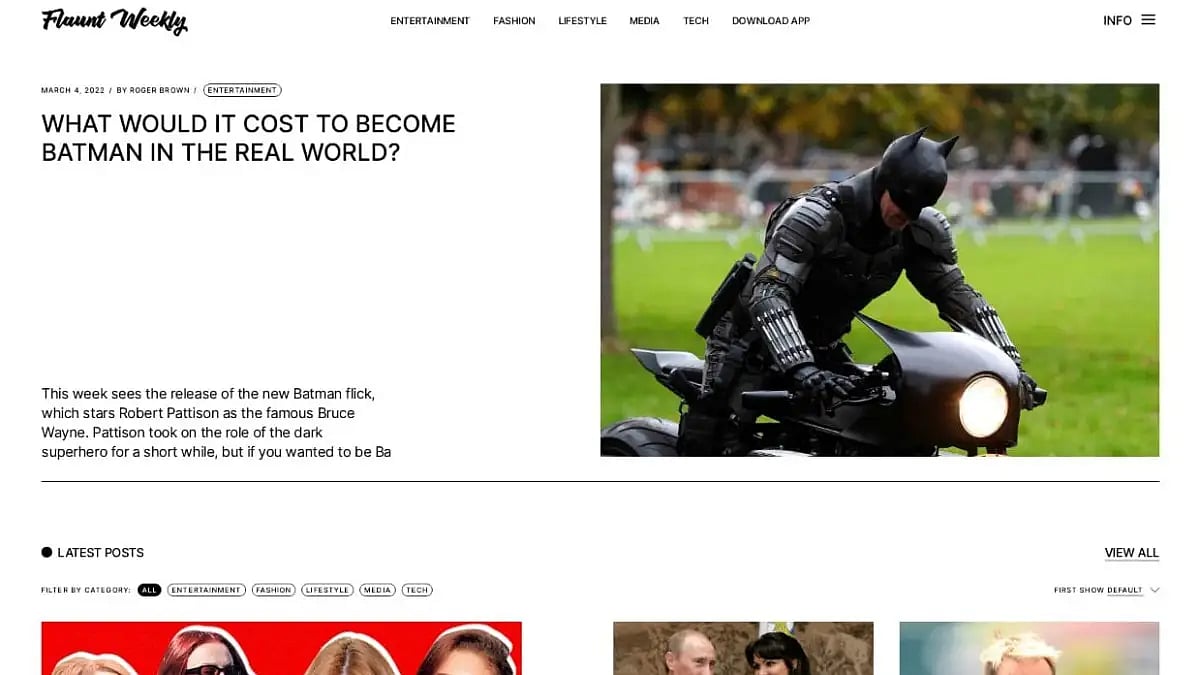 Flaunt Weekly is a Hollywood-based worldwide daily magazine 