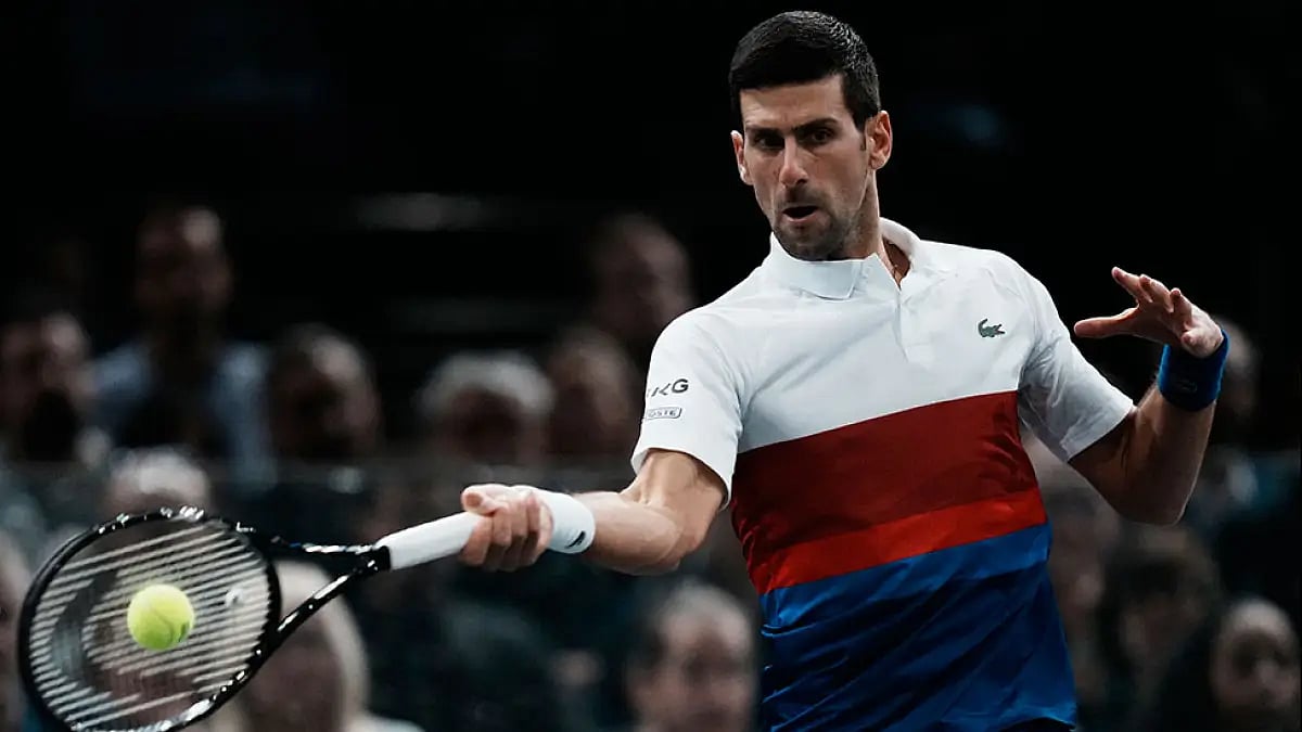 Novak Djokovic is a two-time French Open champion. He has a total of 20 Grand Slam titles.