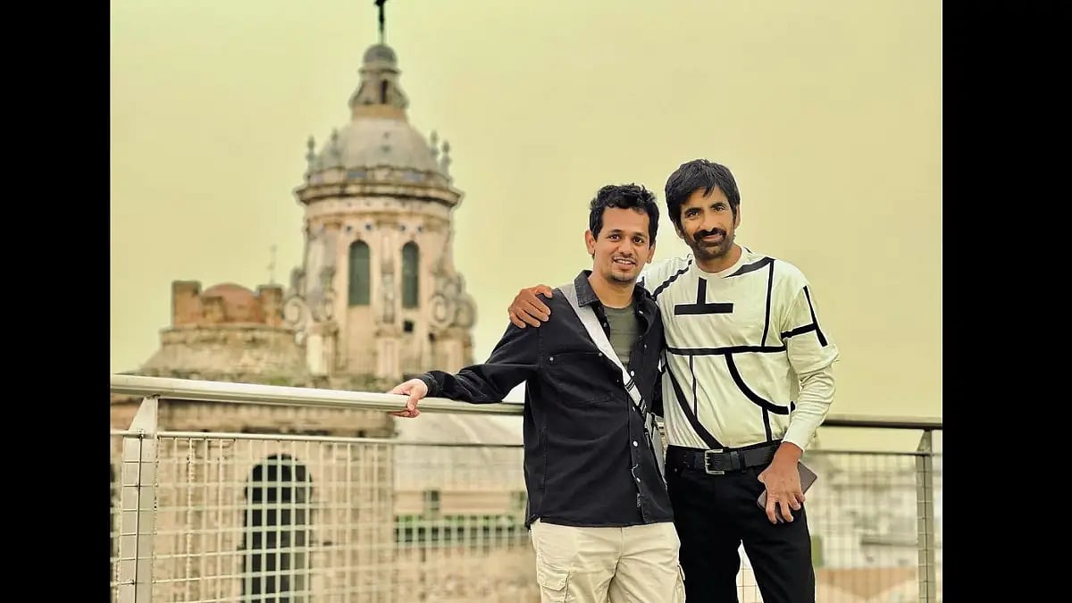 Actor Ravi Teja In Spain For 'Dhamaka' New Shooting Schedule