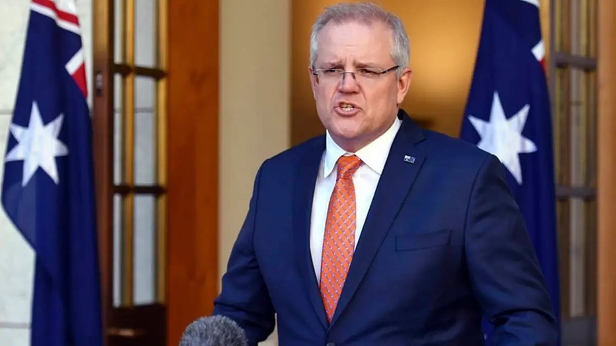 Australian PM Scott Morrison greets Indian diaspora on Holi. (File photo)