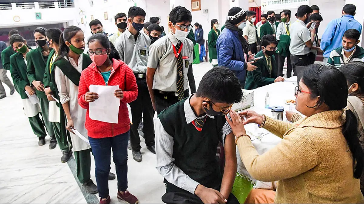 covid-19 vaccination drive in Madhya Pradesh.(Representational image)