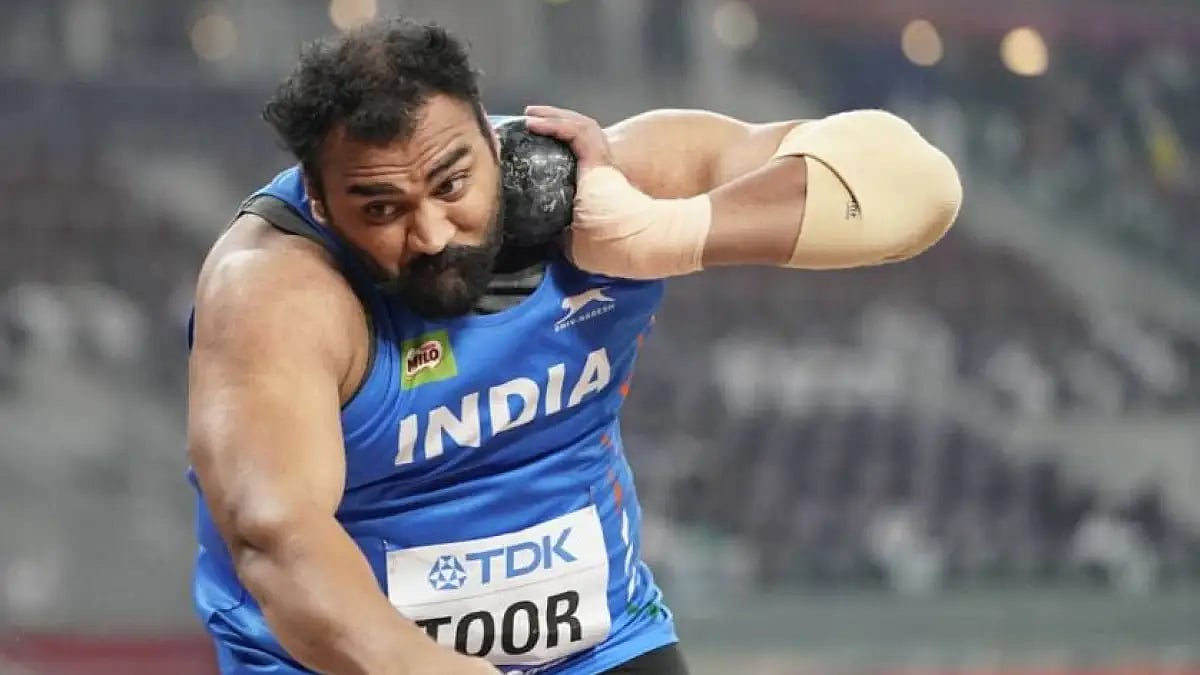 Tajinderpal Singh Toor holds the Asian record of 21.49 m which he had produced last year in Patiala.