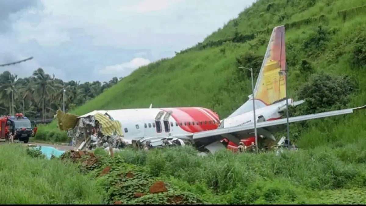 Representative image of an aircraft that has crashed