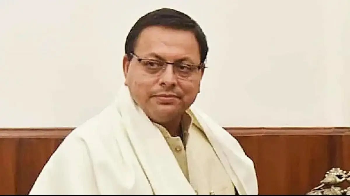 Pushkar Singh Dhami to take oath as Uttarakhand CM again.(File photo)