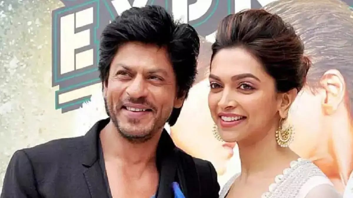 Shah Rukh Khan with Deepika Padukone