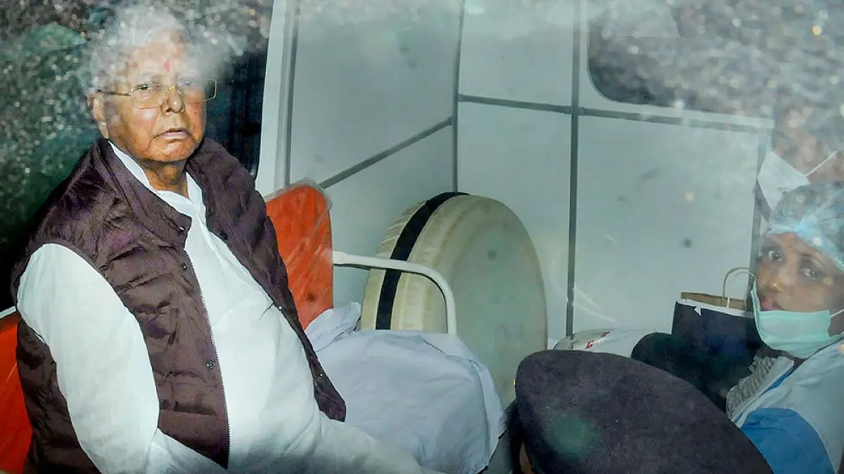 Lalu Yadav shifted to AIIMS Delhi 