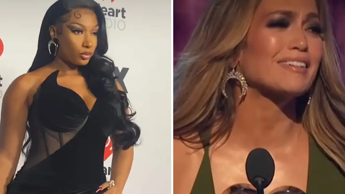 Jennifer Lopez and Megan Thee Stallion brought on their A game   Credit: Instagram/iHeartRadio