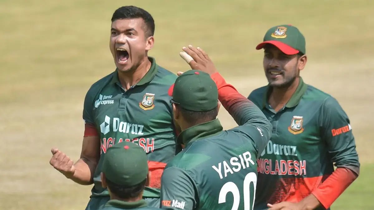 Taskin Ahmed’s fifer limited South Africa to a paltry total that Bangladesh chased down comfortably.