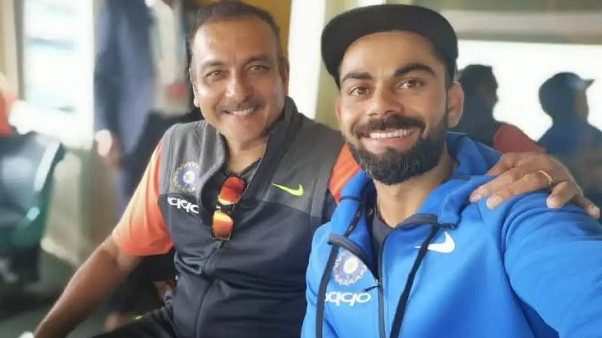 Ravi Shastri and Virat Kohli have always shared a great rapport both on and off the field.  