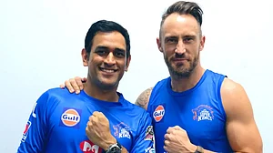 Faf du Plessis played under MS Dhoni since 2012 at Chennai Super Kings in the IPL.