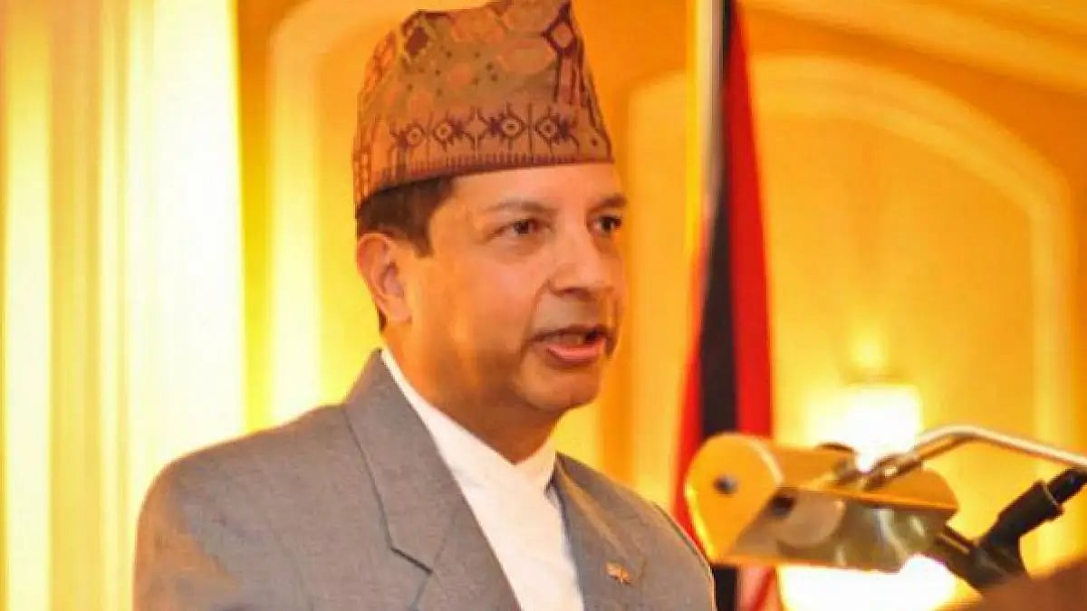 Nepal's newly-appointed envoy to India.