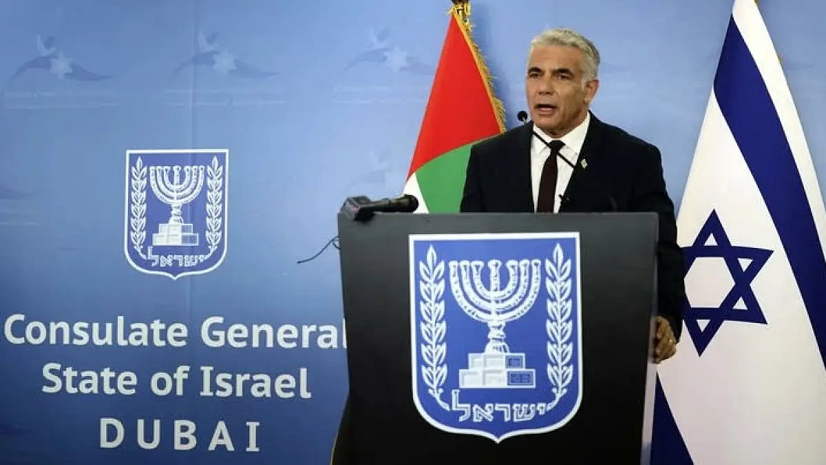 Israel's Foreign Minister Yair Lapid