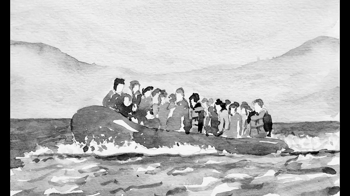 Evian: A poetry film on the Syrian refugee crisis.