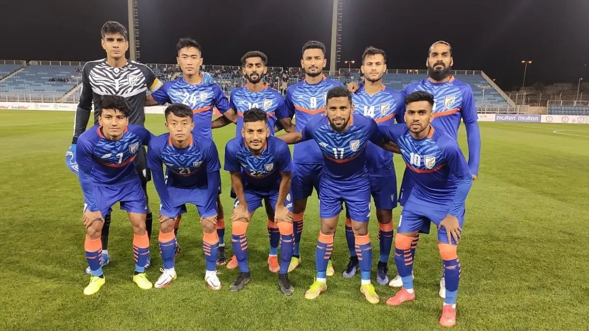 India are 10 places below Belarus in the FIFA rankings at 104th.