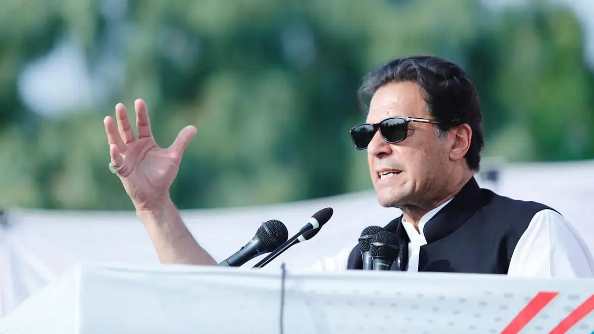 Imran Khan Claims Foreign Powers Trying To Unsettle His Government