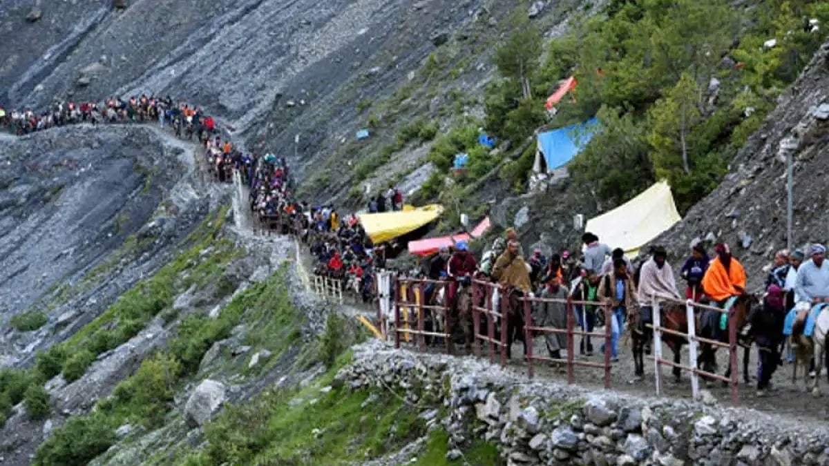 Representative image of Amarnath Yatra pilgrims