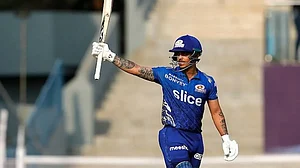 Ishan Kishan batted with a strike rate of 168.75 against Delhi Capitals in IPL 2022 on Sunday.
