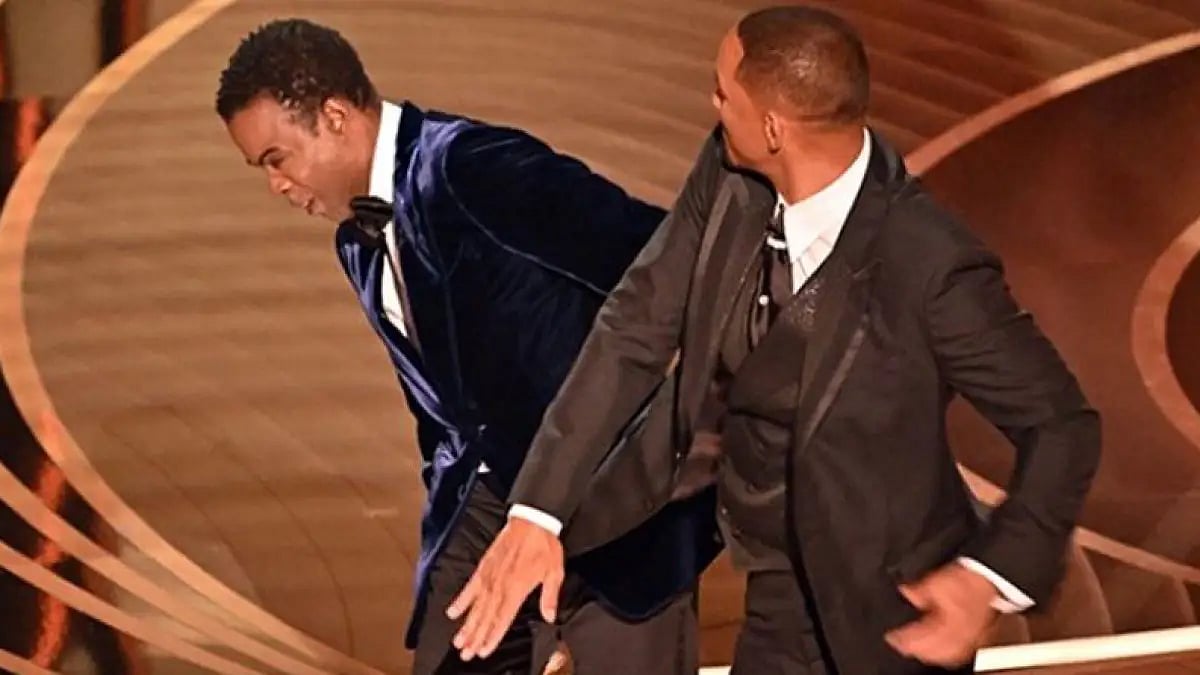 Will Smith Slaps Chris Rock On The Oscars Stage