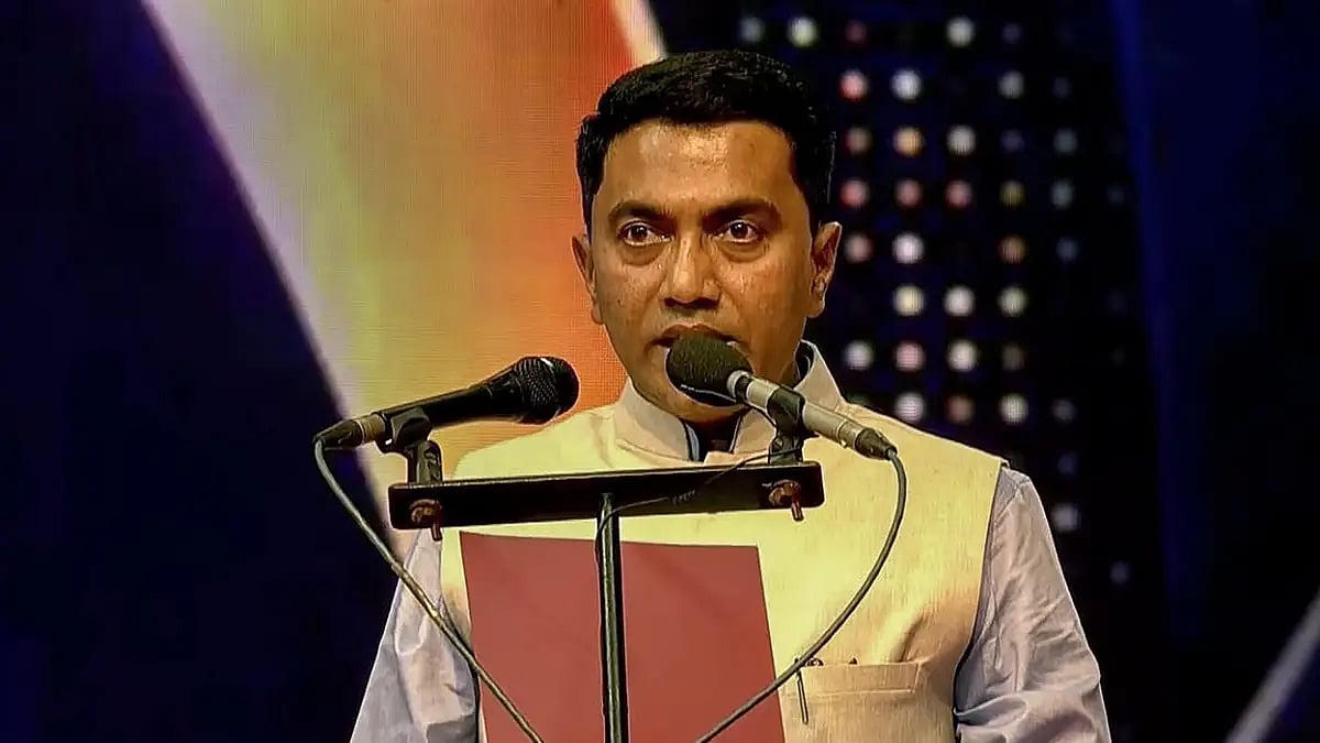 Pramod Sawants Swearing-In Ceremony