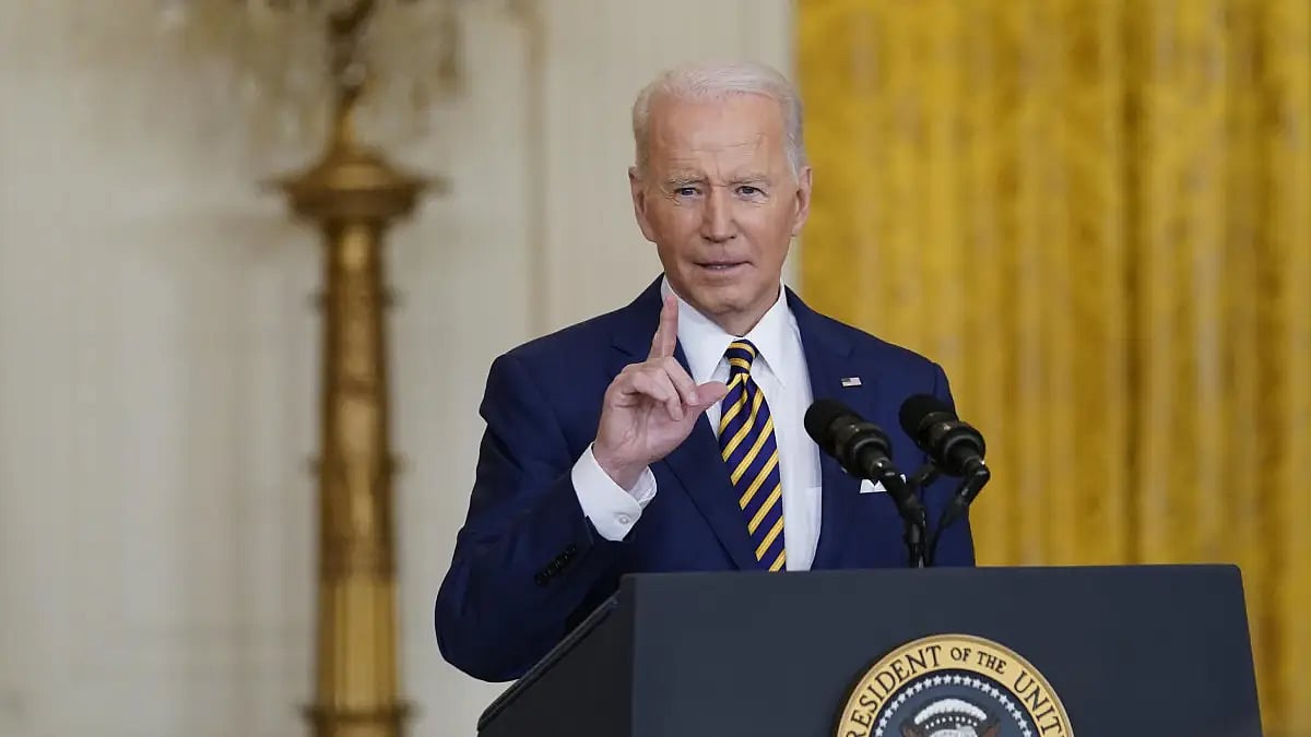 US President Joe Biden announced covid website.