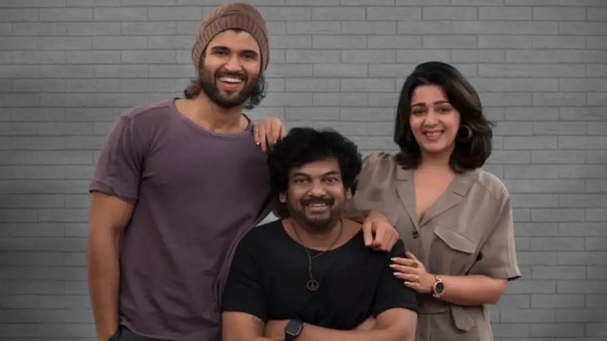 Vijay Deverakonda, Puri Jagannadh and Charmee Kaur 