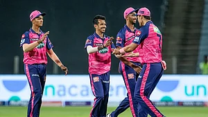 Yuzvendra Chahal finished with 3/22 in his four overs against Sunrisers Hyderabad in IPL 2022.