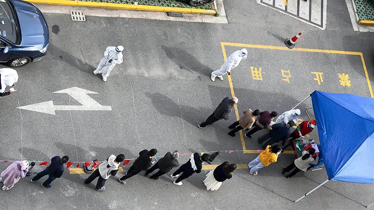 Covid-19 Cases Rise In Shanghai With Millions Under Lockdown