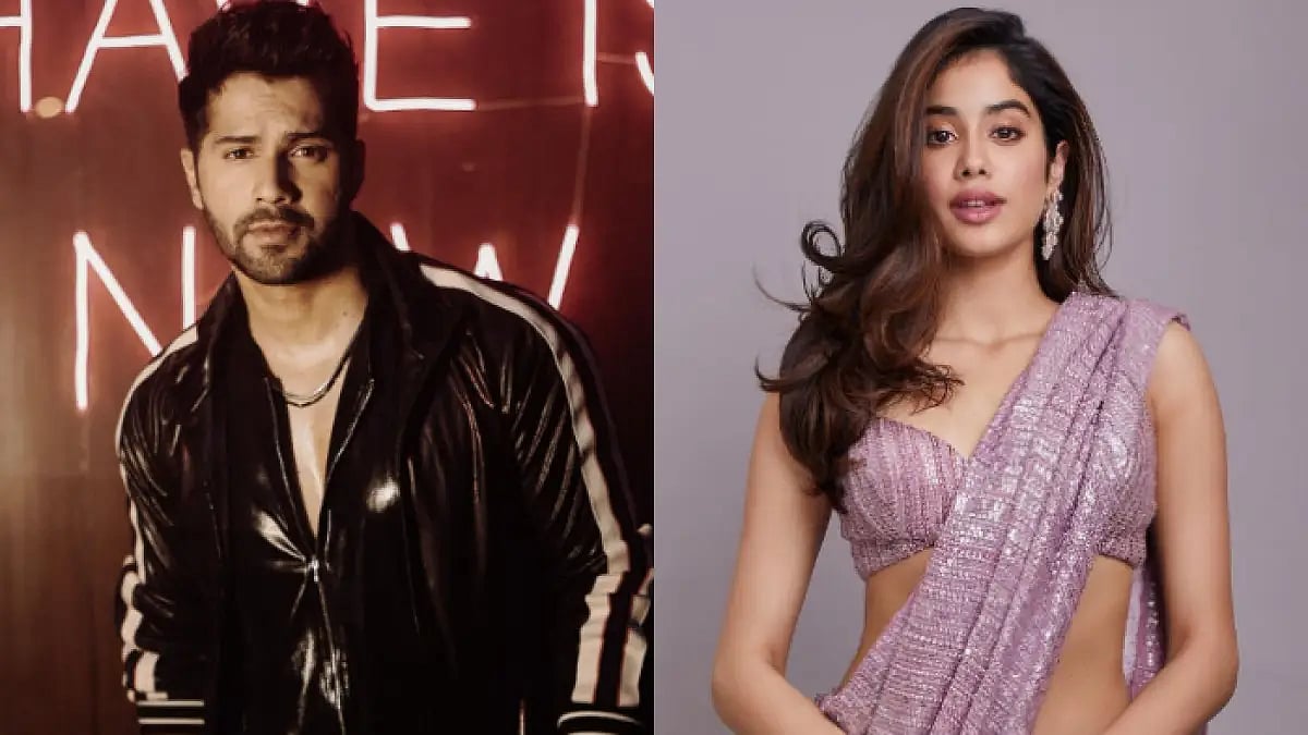 Actors Varun Dhawan and Janhvi Kapoor