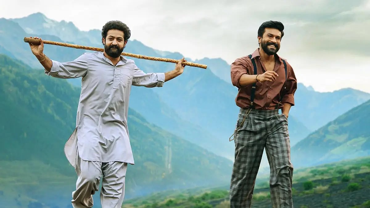 A still from the film 'RRR'